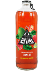 Напиток газированный Nirvana клубнично-базиликовый панч, 330мл