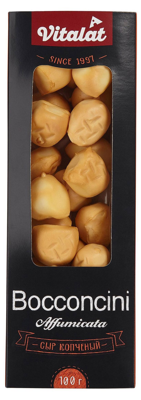 Сыр Vitalat Bocconcini копченый 40%, 100г