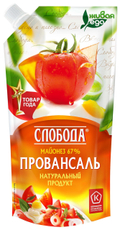 Майонез Слобода провансаль 67%, 230г