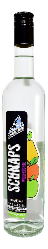 Шнапс Schnee Jager Pear Williams and Assorted Fruits, 0.5л