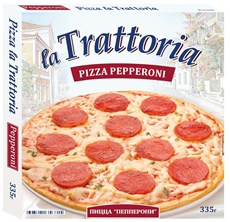 Пицца La Trattoria Пепперони замороженная, 335г