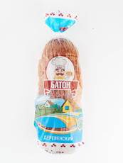 Батон Иркутский хлебозавод Деревенский нарезка, 380г