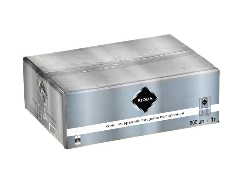 RIOBA Соль поваренная пищевая выварочная 800шт, 800г