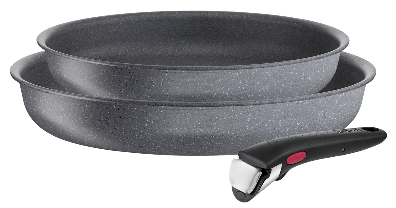 Изображение товара Набор посуды Tefal с ручкой Natural Force Ingenio 24см, 28см