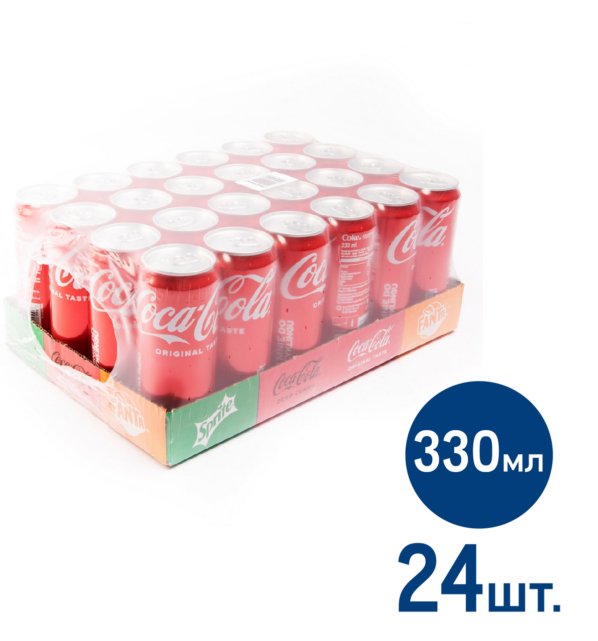 Напиток Coca-Cola Original газированный, 330мл x 24 шт купить с доставкой  на дом, цены в интернет-магазине