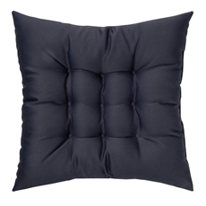Tarrington House Подушка для мебели с имитацией пуговиц темно-синяя, 45 x 45см