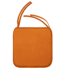 Tarrington House Подушка для мебели оранжевая с завязками, 38 x 38см