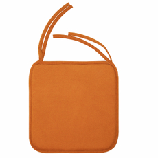 Tarrington House Подушка для мебели оранжевая с завязками, 38 x 38см