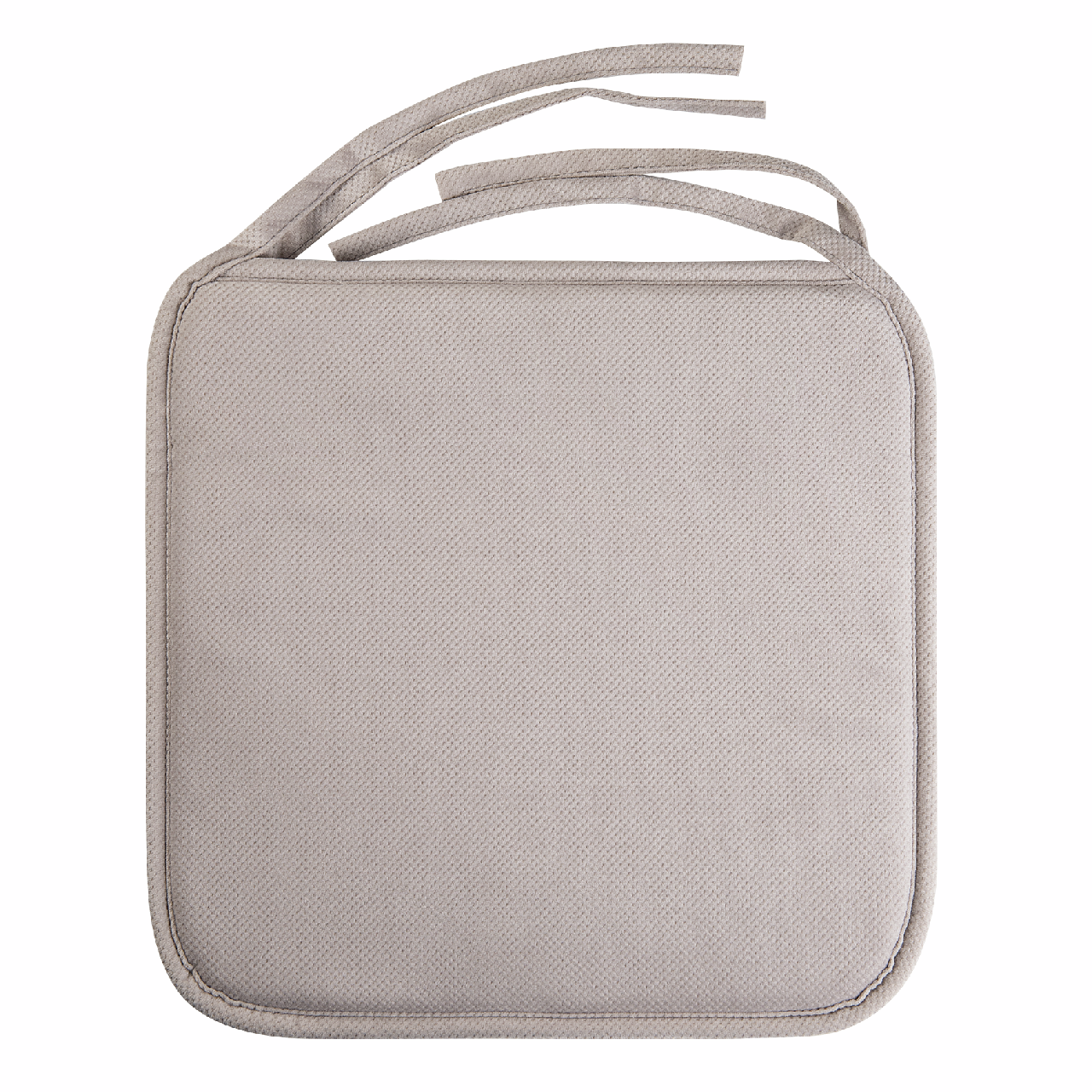 Tarrington House Подушка для мебели серо-бежевая с завязками, 38 x 38см