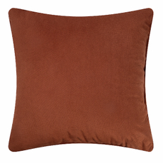 Tarrington House Подушка декоративная коричневая с кантом, 45 x 45см