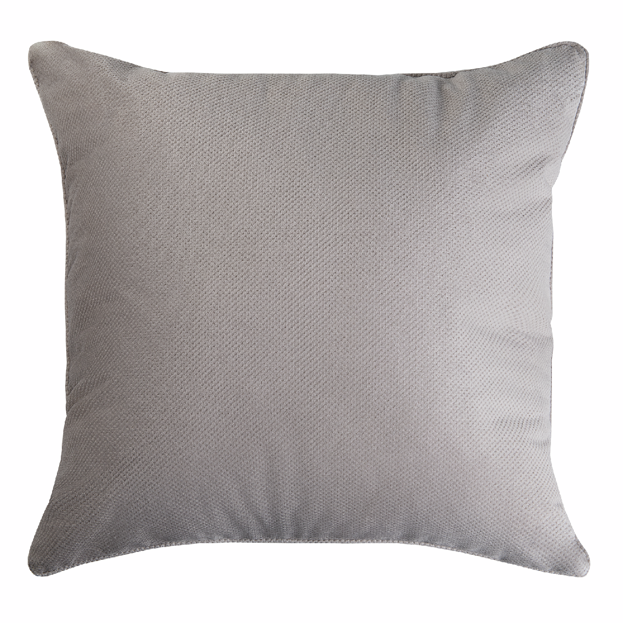 Tarrington House Подушка декоративная серо-бежевая с кантом, 45 x 45см