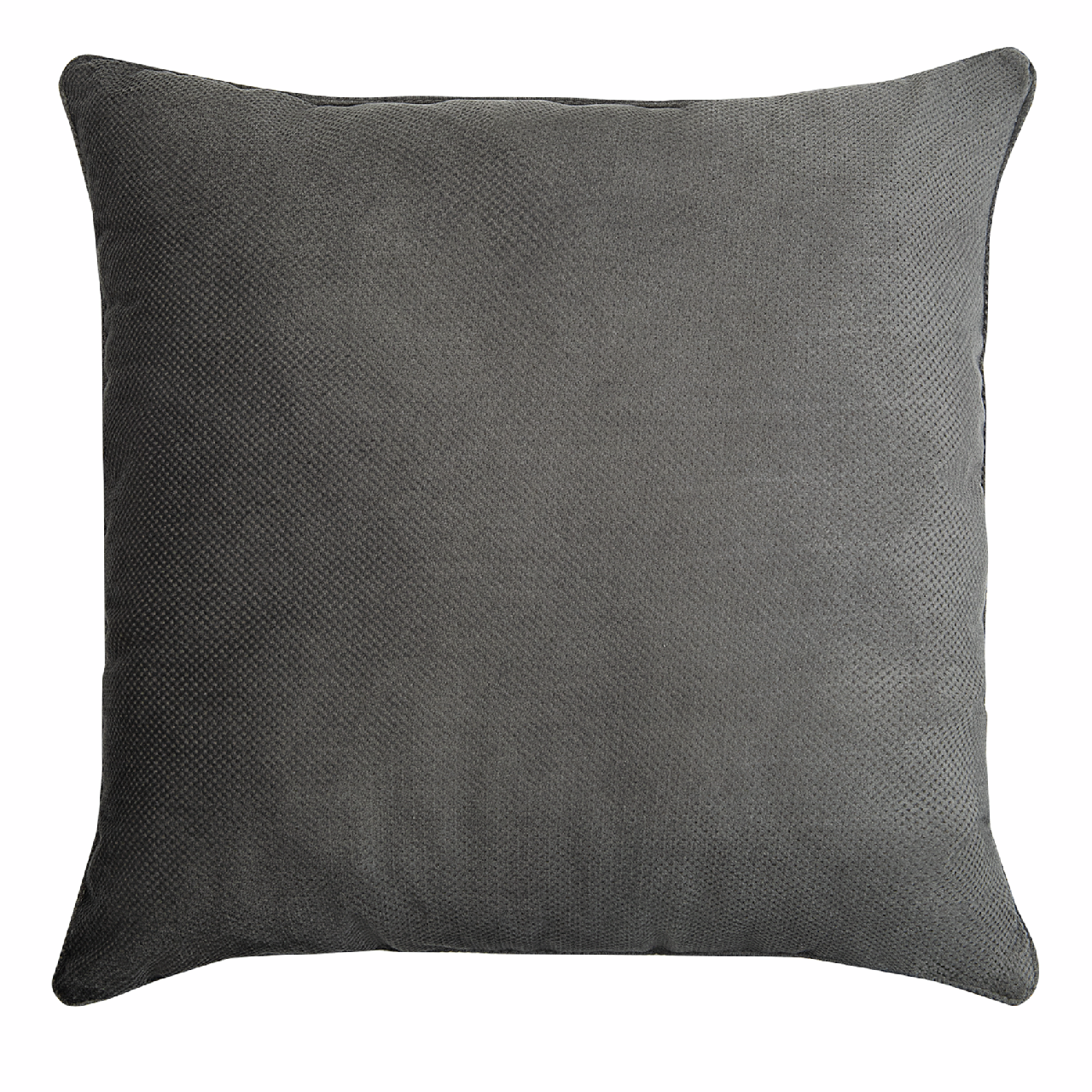 Tarrington House Подушка декоративная темно-серая с кантом, 45 x 45см