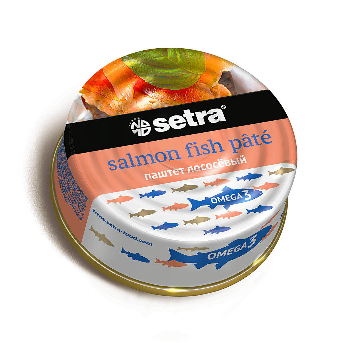 Паштет Setra Лососевый, 80г