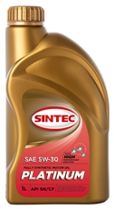 Масло моторное Sintec Platinum Sae 5W-30 синтетическое, 1л