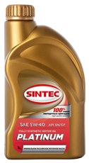 Масло моторное Sintec Platinum Sae 5W-40 синтетическое, 1л