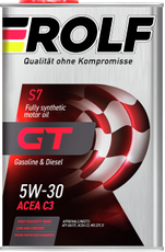 Масло моторное Rolf GT Sae 5W-30 Api SN/CF синтетическое, 4л