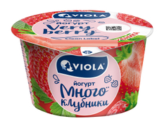Йогурт Viola Very Berry клубника 2.6%, 180г