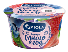 Йогурт Viola Very Berry черника-клубника 2.6%, 180г