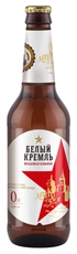 Пиво Белый Кремль светлое фильтрованное пастеризованное, 0.45л