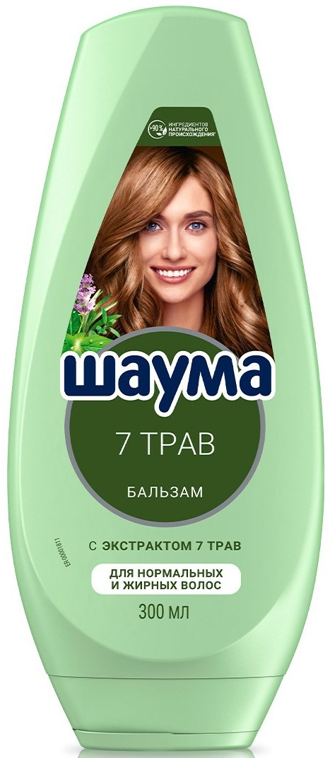 Изображение товара Бальзам Шаума 7 Трав для нормальных и жирных волос, 300мл