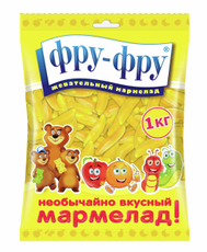 Мармелад Фру-Фру бананы жевательный, 1кг