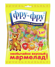 Мармелад Фру-Фру неоновые мишки жевательный, 1кг