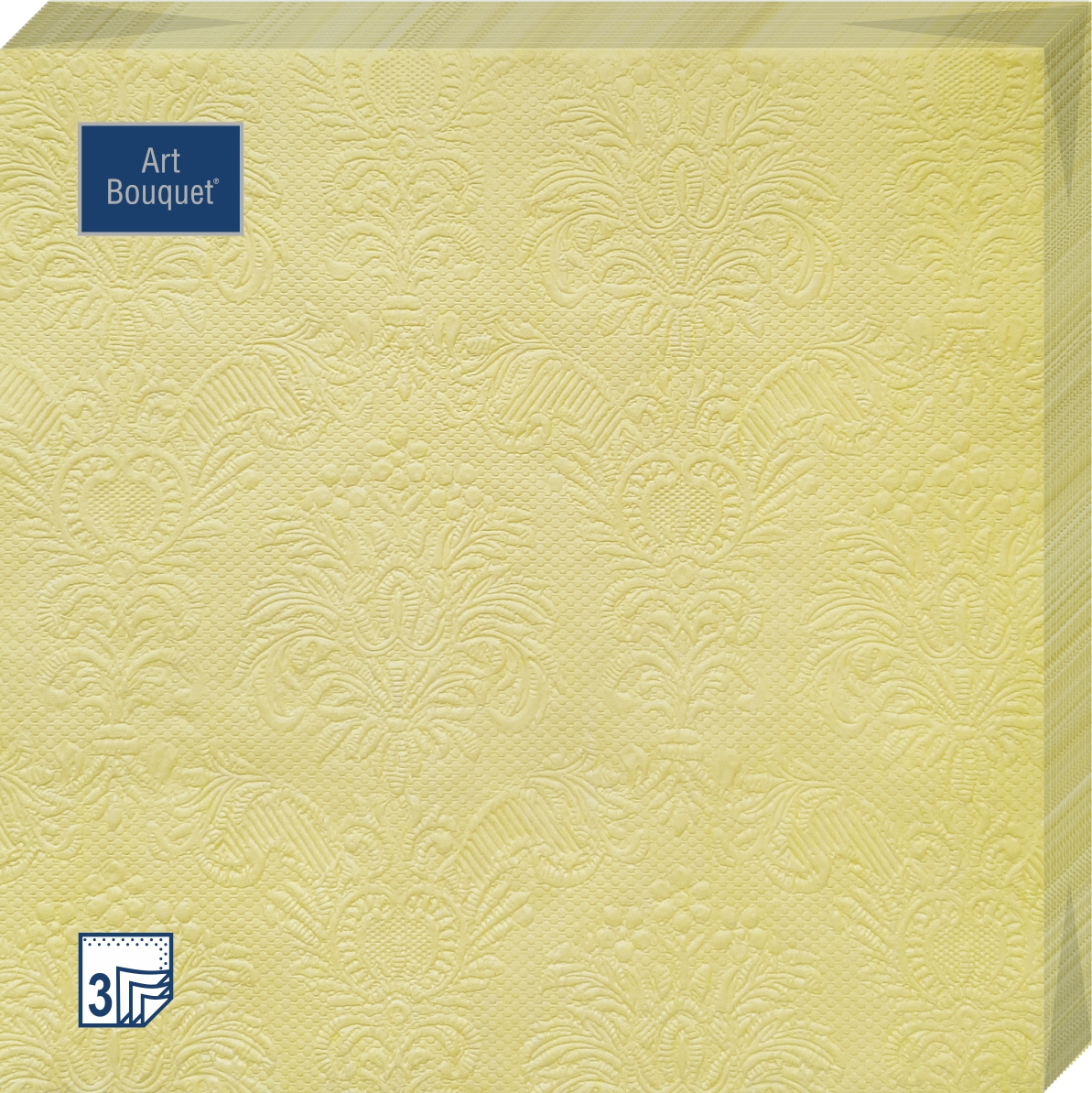 Салфетка Bouquet Ванильный барокко 3 слоя, 16шт