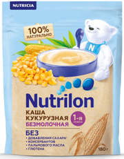 Каша безмолочная детская Nutrilon Кукурузная с 5 месяцев, 180г