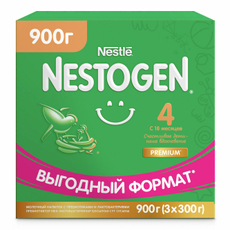 Смесь молочная детская Nestogen 4 с пребиотиками с 18 месяцев, 900г