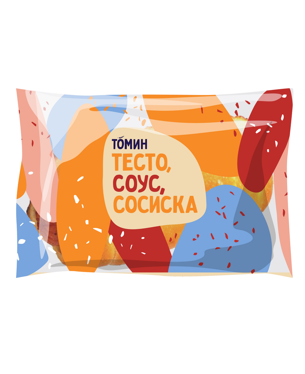 Сосиска Томин хлеб в тесте с соусом, 110г