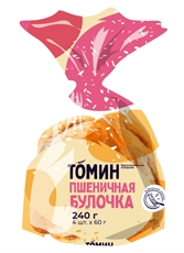 Булочка Томин хлеб пшеничная, 240г