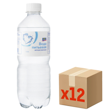 aro Вода питьевая негазированная, 500мл x 12 шт