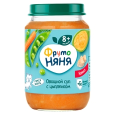 Пюре ФрутоНяня цыпленок-картофель-морковь, 190г