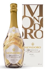 Вино игристое Mondoro Prosecco Millesimato белое сухое в подарочной упаковке, 0.75л