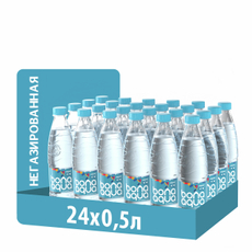 Вода BonaAqua питьевая негазированная, 500мл x 24 шт