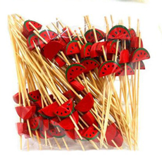 METRO PROFESSIONAL Пика Арбуз бамбуковая 12см, 100шт