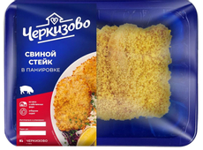 Стейк Черкизово свиной в панировке охлажденный, 350г