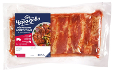 Ребрышки свиные Черкизово в маринаде аппетитные охлажденные, ~1кг