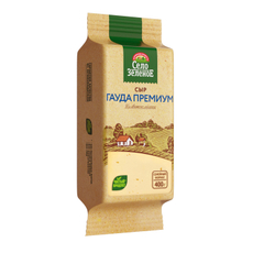 Сыр Село Зеленое Гауда премиум полутвердый 40%, 400г