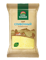 Сыр Село Зеленое Сливочный полутвердый 50%, 200г