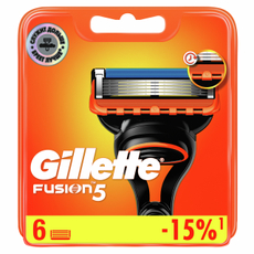 Кассеты Gillette Fusion, 6шт