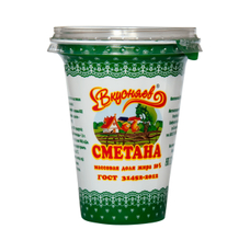 Сметана Вкусняево 10%, 300г
