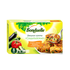 Галеты овощные Бондюэль Сицилийские быстрозамороженные, 300г