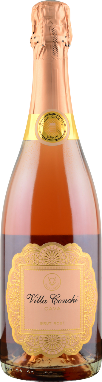 Вино игристое Villa Conchi Cava розовое брют, 0.75л