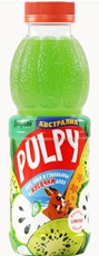 Напиток Pulpy сокосодержащй киви-гуанабана, 450мл x 12 шт