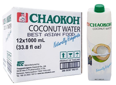 Вода кокосовая Chaokoh натуральная негазированная, 1л x 12 шт