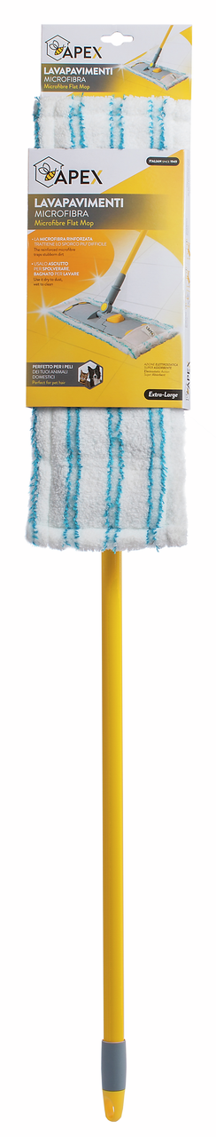 Швабра Apex микрофибра с телескопической ручкой