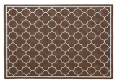 Салфетка Remiling Household Grace коричневый с вышивкой, 43 x 30см