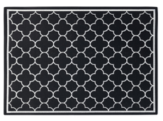 Салфетка Remiling Household Grace черный с вышивкой, 43 x 30см