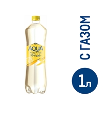 Вода Aqua Minerale лимон газированная, 1л x 12 шт
